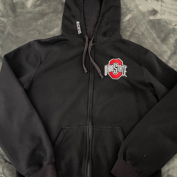 #207 OHIO STATE BUCKEYES FULL ZIP UP HOODIE. - Picture 13 of 13